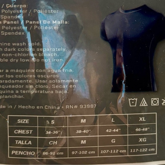 STARTER Men's Performance Black Crew Neck Tee - Picture 3 of 5